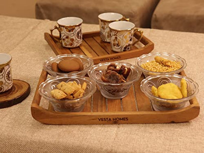 Image 4 of Vesta Homes Wooden Serving Tray 32 x 22 x 4.5 cm