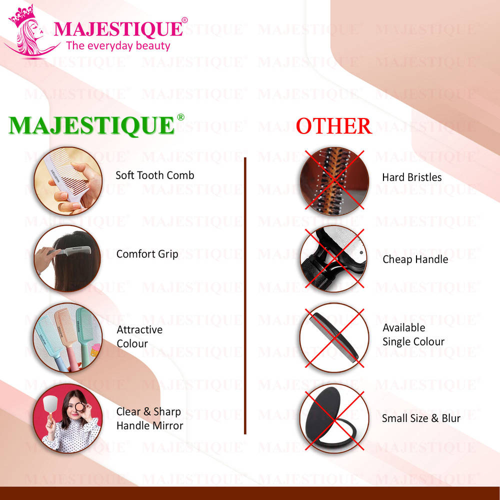 Image 4 of Majestique Elegant Mirror And Comb Set