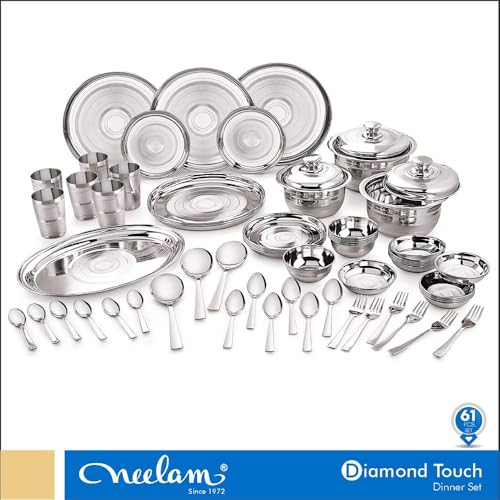 Image 6 of neelam Stainless Steel Dinner Set