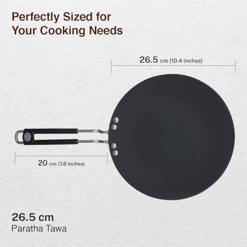 Image 4 of Prestige Hard Anodized Plus Roti/Chapati Tawa 26.5 cm