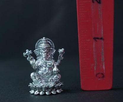 Image 2 of Dista Silvers Antique Lotus Ganesh 43.75g