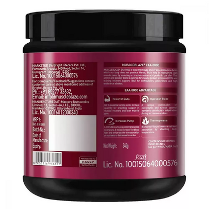 Image 3 of MuscleBlaze EAA 8000 Lemonade