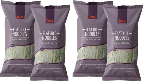 Image 1 of Pack of 1 for the product JVAPA Flat Rice Noodles (3mm) - 700gm (350gm x Pack of 4)