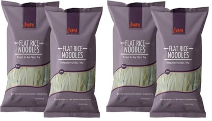 Image 1 of Default Title for the product JVAPA Flat Rice Noodles (3mm) - 700gm (350gm x Pack of 4)