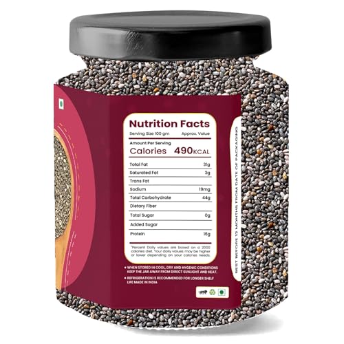 Image 2 of LILA DRY FRUITS Roasted Chia Seeds 250 Grams