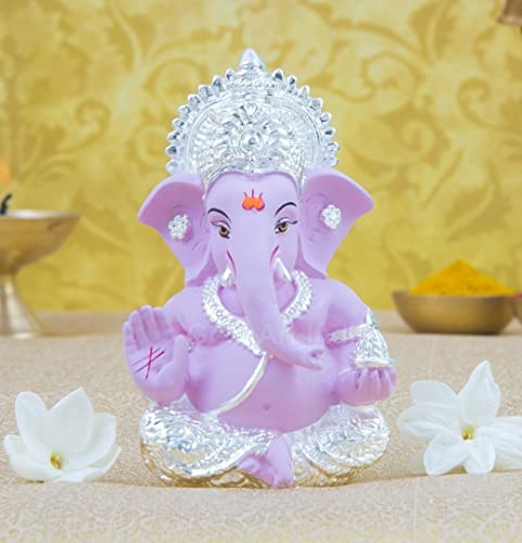 Image 11 of GPGANSMALLL64 for the product Gold Art India Ceramic Ganesh Idol