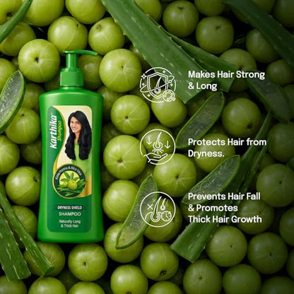 Image 6 of Karthika Dryness Shield Shampoo with Amla, Henna & Aloe Vera 650 ml