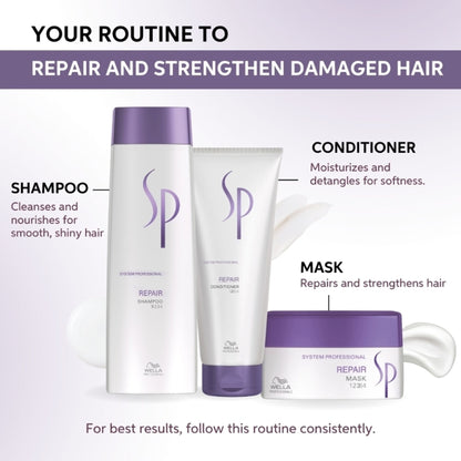 Image 7 of System Professional Repair Mask For Damaged Hair Improves Structure & Smoothens the Hair