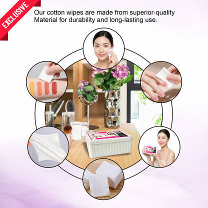 Image 7 of Majestique Ultra Thin Makeup Cotton Wipes