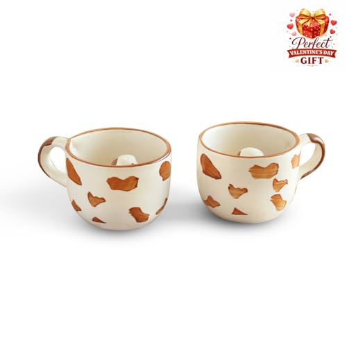 Image 3 of ExclusiveLane Puppy Surprise 3D Animal Ceramic Coffee Mugs Set of 2 200 ml
