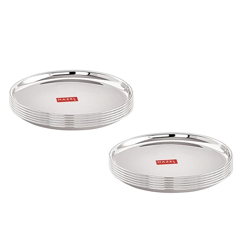 Image 17 of 21 CM / Set of 12 for the product HAZEL Stainless Steel Plates