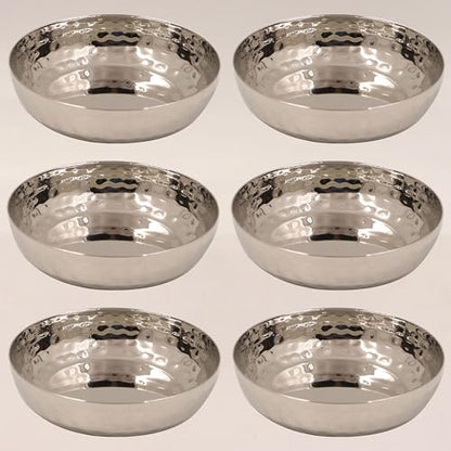 Image 1 of Default Title for the product Spillbox Hammered Halwa Plate-6