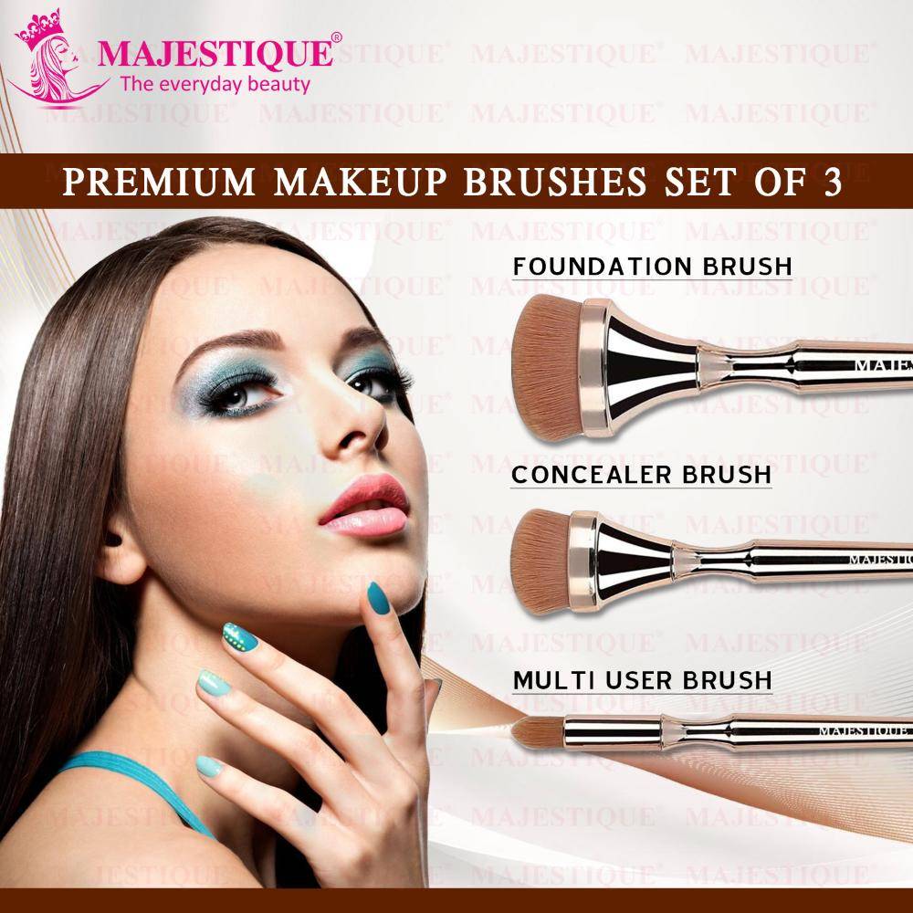 Image 6 of Majestique Foundation, Concealer and Multi-Use Brush Professional Luminous HD Brushes