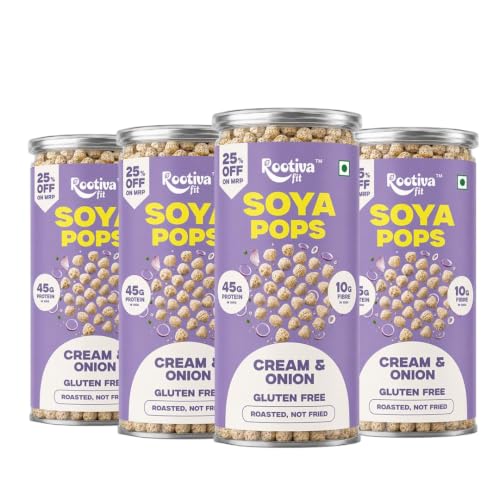 Image 15 of Cream & Onion / 120 g (Pack of 4) for the product ROOTIVAFIT Soya Pops