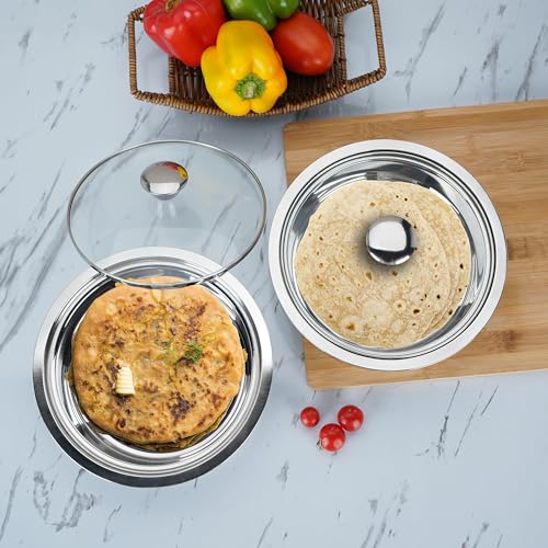 Image 7 of Sumeet Stainless Steel Insulated Roti/Chapati Casserole Set 1.6L Each 2-Piece
