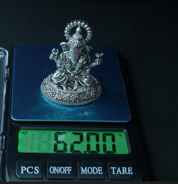 Image 4 of Dista Silvers Antique Ganesh Sitting 62g