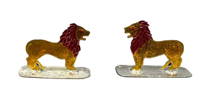 Image 2 of Dista Silvers Pair Lion 14 Grams