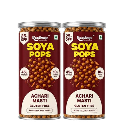 Image 7 of Achari Masti / 120 g (Pack of 2) for the product ROOTIVAFIT Soya Pops