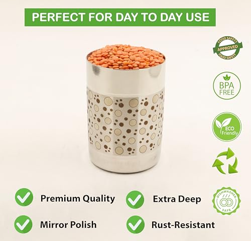 Image 5 of Spillbox Stainless Steel Rice Measuring Padi Uzhakku 50g Capacity 120ml