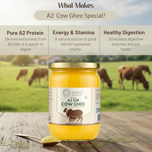 Image 6 of AMAYU Premium A2 Gir Cow Ghee 500ml