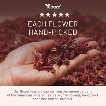 Image 5 of Teaaza Hibiscus Flower Tea, 100Grams-100+Cups