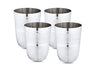 Image 1 of Default Title for the product neelam Stainless Steel Diamond Glass Set of 4, 300 ml