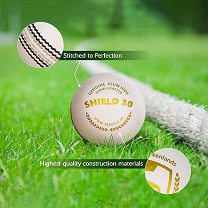 Image 5 of SG Leather Cricket Balls Shield 20 (White)