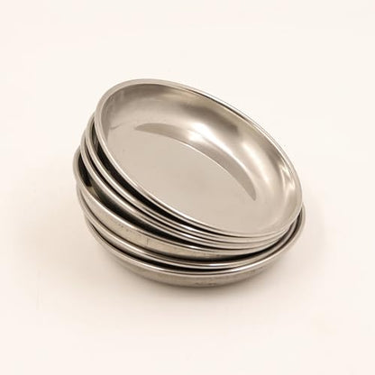 Image 9 of Spillbox Stainless Steel Halwa Plates