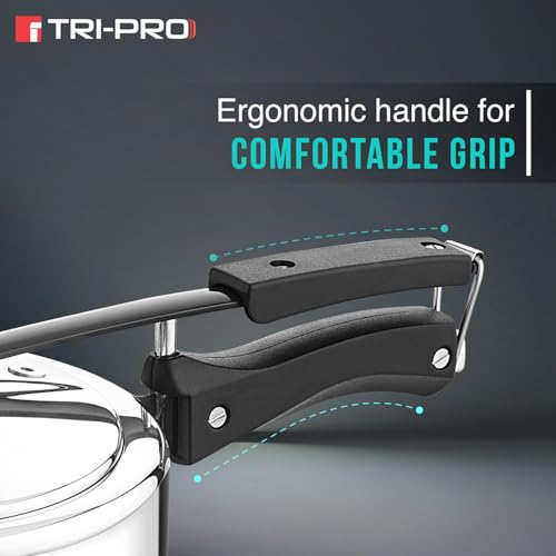 Image 8 of BERGNER TriPro Triply Stainless Steel Inner Lid Pressure Cooker