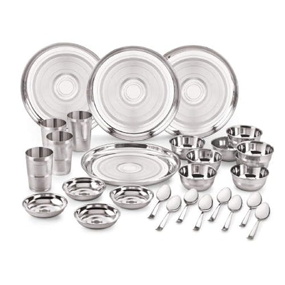 Image 2 of 28 for the product neelam Stainless Steel Dinner Set