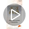 Image 2 of Gold Art India Peeth Laxmi Ganesha Gold & Silver Plated Two Tone Idol for Home with Gold Plated Coin Laxmi Ganesh Idol for Diwali Pooja Laxmi Ganesh Murti for Gift, Laxmi Ganesh Idol Set, (2.75" Inch)