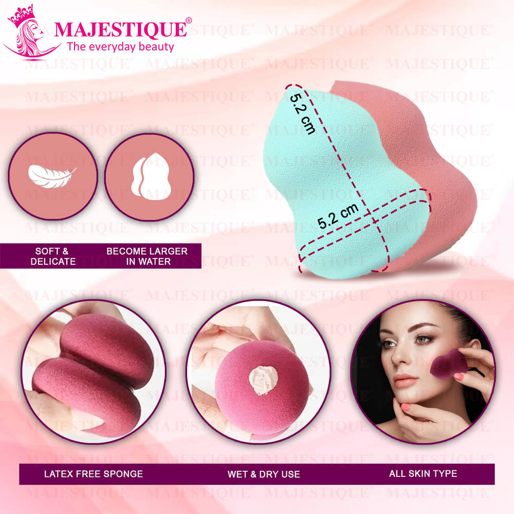 Image 2 of Majestique Face Sponge Twin Pack