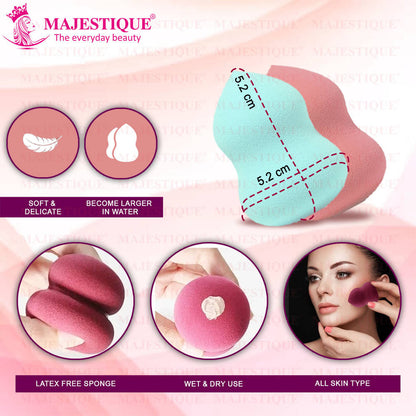 Image 2 of Majestique Face Sponge Twin Pack
