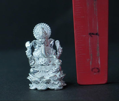 Image 2 of Dista Silvers Ganesh ji 62.99g Lord Ganesha Statue