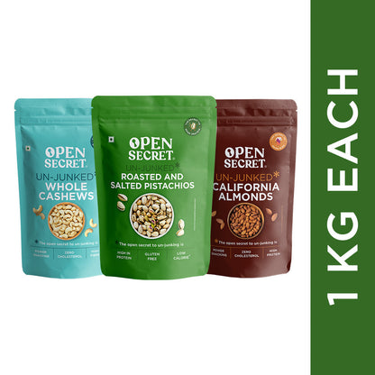 Image 1 of Open Secret Premium Assorted Nuts Combo - (1Kg each)