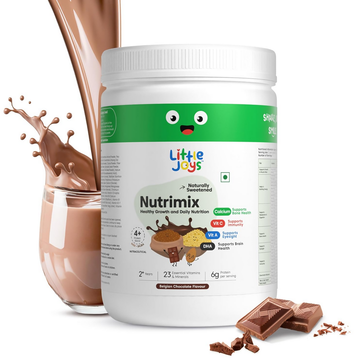 Image 1 of Little Joys Nutrimix (2-6 Years) Belgian Chocolate Flavour