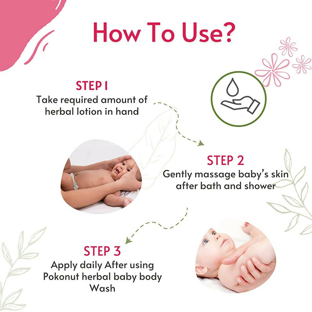 Image 6 of Pokonut Herbal Nourishing Baby Face And Body Lotion