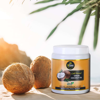 Image 2 of Disano Cold Press Virgin Coconut Oil, Wide mouth Jar, 500ml