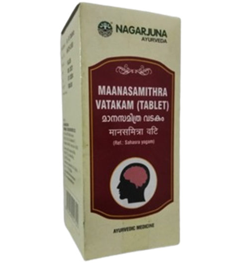 Image 1 of 50 tabs for the product Nagarjuna Ayurveda Maanasamithra Vatakam
