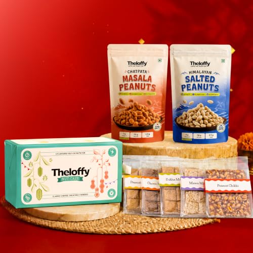 Image 1 of Default Title for the product THELOFFY Festive Gift Combo, Premium Chikki and Roasted Peanuts, 900g