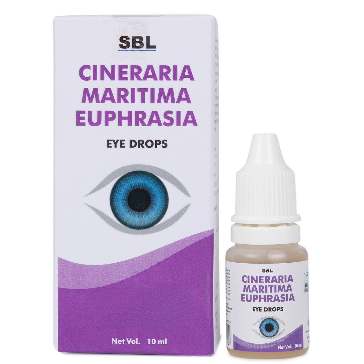 Image 2 of 10 ml for the product SBL Homeopathy C-ineraria Maritima Euphrasia Eye Drops