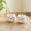 Image 1 of Kitty Charm (Set of 2) for the product ExclusiveLane 'Kitty Charm' Ceramic Tea Cups