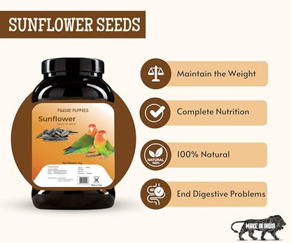 Image 13 of Foodie Puppies Striped Sunflower Seeds Bird Food