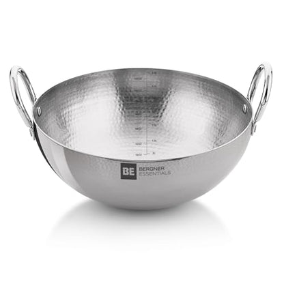 Image 2 of 32 cm for the product BERGNER BE Essentials Hammered Kadai