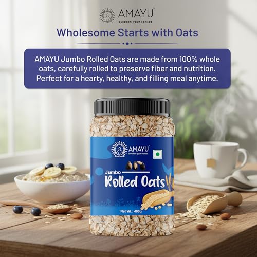 Image 5 of AMAYU Rolled Oats 250GM Whole Grain Oats