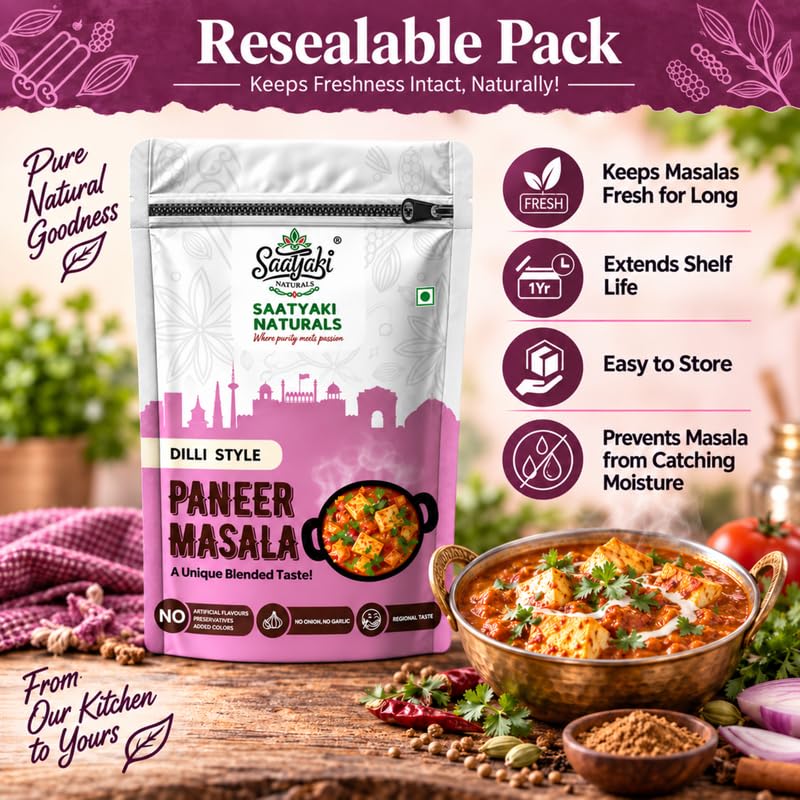 Image 8 of SAATYAKI NATURALS Dilli Paneer Masala