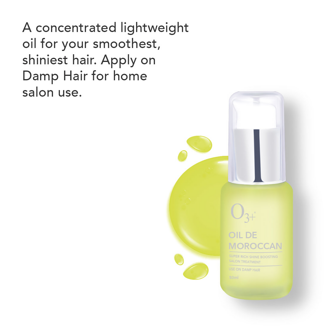 Image 3 of Professional O3+ Oil De Moroccan With Pure Argan Serum For All Hair Types