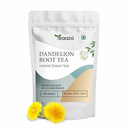 Image 2 of 100 Gram / Pack of 1 for the product Teaaza Dandelion Root Tea 20 Grams Loose Tea Leaves