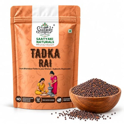 Image 3 of 800gm for the product SAATYAKI NATURALS Organic Mustard Seeds