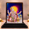 Image 1 of Default Title for the product Sacred Portrait Hanuman Wooden Table Idol 4x5 Inch HD Printed Decorative Piece
